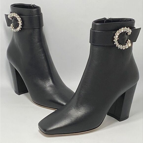 Jimmy Choo Myan 85 Leather Ankle Boots size 36 - Picture 1 of 15